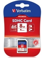 Verbatim 8 GB Secure Digital SD Card Class 10 (SDHC)